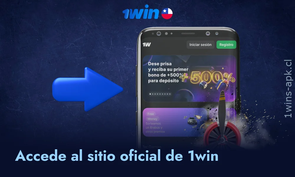 Accede a la página web oficial desde tu móvil